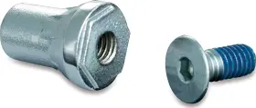 4376 Kuryakyn Replacement Tapered Peg Mount With Screw Chrome