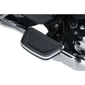 5902 Kuryakyn Floorboard Covers For V-twin Passenger Board Inserts - Hex Chrome