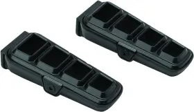 Kuryakyn 6659 Dillinger Pegs Without Adapter Black For Powersports