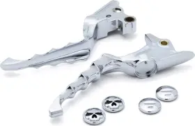 6744 Kuryakyn Zombie Levers For V-twins Chrome