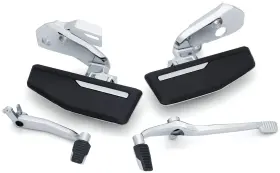 6752 Kuryakyn Omni Driver Floorboards Chrome
