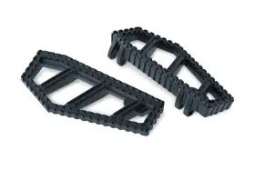 3595 Kuryakyn 748264380765 Motorcycle Foot Control Riot Floorboards Serrated Toothed 1 Pair