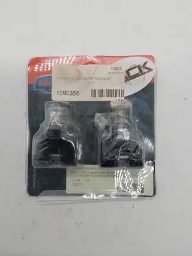 7573 Kuryakyn Short Magnum Peg Mounts Black Pair 1/2 -13 Mounting Bolts Nos