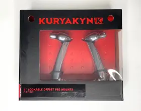 7937 Kuryakyn Offset Footpegs Mounts 4 Inch Locking Male Mount Set Harley Motorcycle
