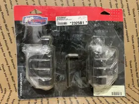 7963 Kuryakyn Dually Iso Peg Without Adapters Chrome Pair P/n