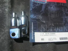 8063 Kuryakyn Harley Davidson 1 1/2 In Iso-peg Extenders P/n