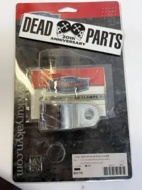 8073 Kuryakyn Harley Single Chrome 1.25 Inch Highway Footpeg Magnum Quick Clamp