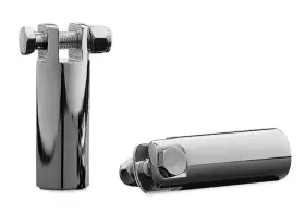 8087 Kuryakyn 3 1/2 Inch Extended Peg Mounts 3/8 -16 Mounting Bolt Chrome