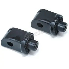 8867 Kuryakyn Gloss Black Peg Adapter Mount -