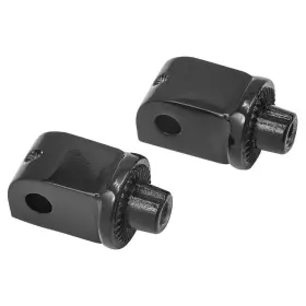 8869 Kuryakyn Rear Splined Adaptor Mounts For Cruisers Gloss Black
