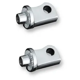 8884 Kuryakyn Splined Peg Adapters - Front Chrome 8884 Kuryakyn Splined Peg Adapters - Front Chrome