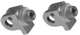 8906 Kuryakyn Front Or Rear Splined Peg Adapters For Triumph Silver