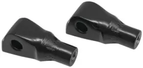 18-ft19 Kuryakyn 8926 Tapered Passenger Peg Adapter For Softail Gloss Black