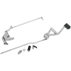 9063 Kuryakyn Chrome Forward Control Kit For Harley Fxd Dyna 91-17