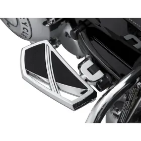 Kur5772 Kuryakyn Chrome Phantom Mini Floorboards - 5772
