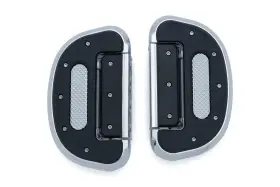 Kur7045 Kuryakyn 7045 Heavy Industry Folding Boards Without Adapters - Chrome Pair