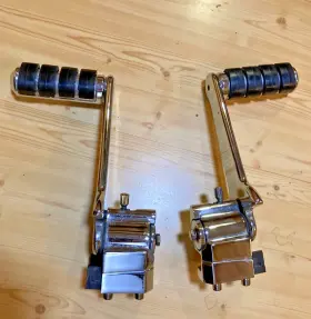Kur7926 Kuryakyn Harley Flt Flht Flhr Fltr Adjustable Passenger Pegs And Mounts 1999-06