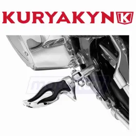 Vn2000d Kuryakyn Mn/exh0 Flamin Footpegs For 2005-2006 Kawasaki Vulcan 2000 Limited Kw
