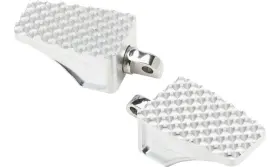 La Choppers La-p100-00 Billet County Footpegs - Raw Motorcycle Street Bike