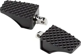 La-p100-01b La Choppers Driver Mount County Footpegs - Black