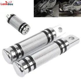 03002-0003-afma Lenkdou Chrome Foot Pegs Shift Shifter Peg For Harley Touring Softail Dyna Sportster 883