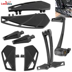 Lenkdou 03002-0022b-ffma For Harley Mx Floorboards Footboards Touring Electra Glide Road 2008-2013
