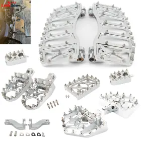 03002-01190303-004-0039c-fma Lenkdou Mx Style Floorboards Rear Footboards Brake Pedal For Harley Road Glide King