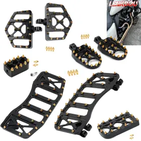 03002-0171-cfm Lenkdou Mx Style Foot Pegs Floorboards Shifter Peg Pedals For Harley Road Glide Softail