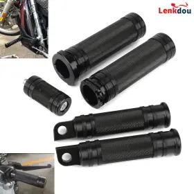 05002-0035-a-fma Lenkdou Hand Grips Foot Pegs Shifter Peg For Harley Dyna Softail Touring Road King Glide