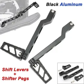 Mp03-001-0005-l-dt Lenkdou Heel Toe Shift Lever Shifter Peg Kit For Harley Touring Electra Road Glide 88-24
