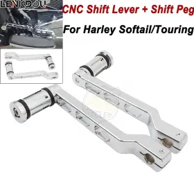 Mp03-001-0006-almt Lenkdou For Harley Touring Road King Street Glide Heel Toe Gear Shift Lever Shifter Peg