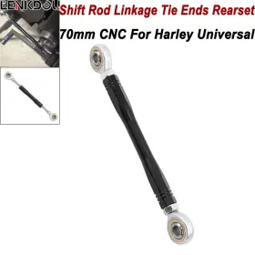 Mp03-001-0033b-70mmlmt Lenkdou Cnc Motorcycle Shift Rod Linkage Tie Ends Adjustable Position 70mm Black