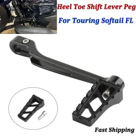Mp03-001-0034b-aim Lenkdou For Harley Heel Toe Gear Shift Lever Shifter Pegs Road King Street Glide Softail