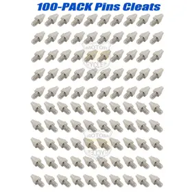 Mp03-002-0008sx2id Lenkdou For Harley 100x Cleats Pin Rivets Softail Floorboard Foot Pegs Mx Style