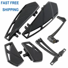 Mp03-002-0022b-dlmt Lenkdou Floorboards Foot Boards Brake Arm Lever For Harley Touring Road Street Glide 14