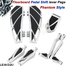 Mp03-002-0022c-h-dt Lenkdou Phantom Floorboard Pedal Shift Lever Pegs For Harley Touring Street Road Glide