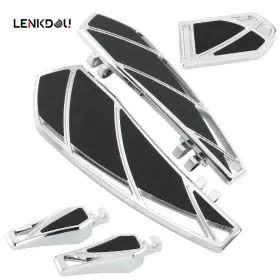Mp03-002-0022c-hhid Lenkdou Cnc Driver Floorboard Brake Pedal Foot Peg For Harley Touring Electra Road Glide