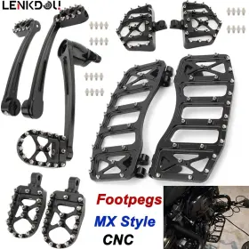 Mp03-002-0118-eleus Lenkdou Mx Floorboards Foot Pegs Brake Arm Shifter Lever Kit For Harley Touring 14