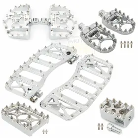 Lenkdou Mp03-002-0119-cleus Cnc Foot Pegs Floorboard Shifter Brake Pedals Mx For Harley Touring Road Glide
