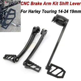 Mp03-003-0017-dlmt Lenkdou Brake Arm Kit Shift Lever With Shifter Peg Riot For Harley Touring Road Glide 14-up