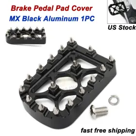 Mp03-003-0022-la1im Lenkdou 1-pack Black Brake Pedal Pad For Harley Touring Electra Road King Glide Dyna