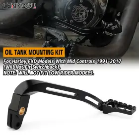 Mp03-003-0030b-d-dt Lenkdou Brake Lever Arm Pegs Pedal Kit For Harley Dyna Fat Bob Street 91-17