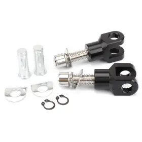 Mp03-004-0004b-im Lenkdou 2x 29mm Aluminum Foot Pegs Support Mount Clevis Black For Harley Softail Touring