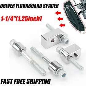Mp03-004-0034cl1 Lenkdou For Harley Driver Floorboard Extension Spacer Kit Touring Electra Street Glide