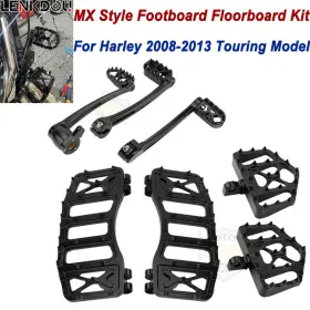 Mp03-006-0020-eld Lenkdou For Harley Mx Foot Pegs Floorboards Brake Shifter Lever Road Street Glide 08-13