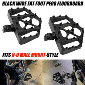 Mp03-008-0001bbid Lenkdou Mx Style Foot Pegs Floorboards For Harley Touring Dyna Sportster