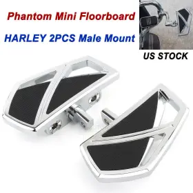 Mp03-008-0048cusle Lenkdou Mini Floorboards Footpeg Pedal For Touring Road Bobber Chopper Sportster