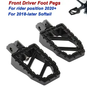 Mp03-009-0007ble Lenkdou Front Driver Foot Pegs Footrest For Harley Breakout Deluxe Low Rider S 2018-2024