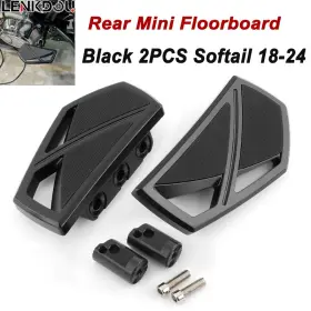 Mp03-010-0008blmt Lenkdou Cnc Rear Passenger Foot Pegs Footrest For Harley Softail Street Bob Fxbb 18-2024