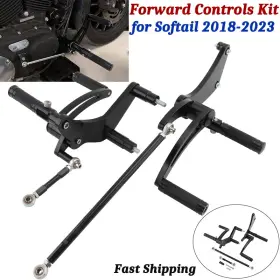 Mp03-012-0006bim Lenkdou For Harley Forward Control Softail Slim Flsl Street Bob Fxbb Fxbbs Low Rider 18